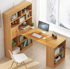 Simple Desktop Computer Desk Home Corner Desk Bookcase Combination Simple Student Writing Desk
