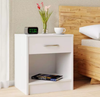 Modern Style Bedside Table Storage Cabinet Nightstand Bedroom Night Table