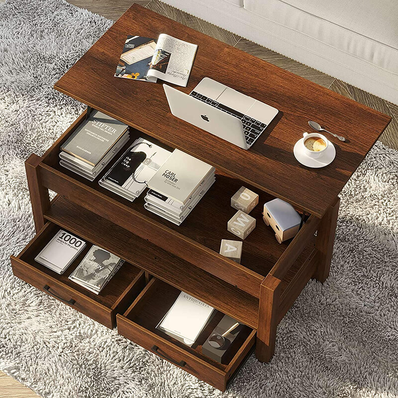 Coffee Table with Lift top with Storage Living Room Modern Furniture