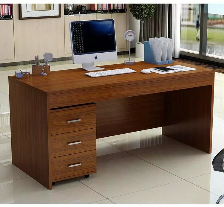 Single Person Computer Table Wooden Office Desk