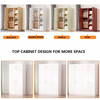 Factory direct supply cheap simple modern two three four doors wooden closet wardrobe cabinet for bedroom furniture