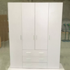 TOPWELL Wardrobe Simple Modern Melamine Particle Board Panel Wardrobe Storage Cabinet Closet Bedroom Wardrobes