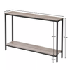 Industrial Entryway Wooden Console Table Modern for in Foyer Hallway Living Room Furniture with Shelf Low Price Sale