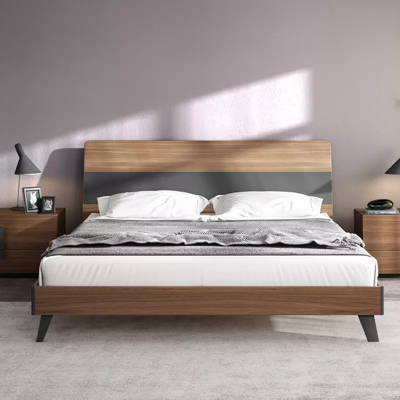 2022 Hot Sale Modern Bedroom Sets Wedding Furniture Luxury European King Queen Size Solid MDF Bed