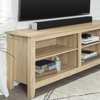 Classic Wooden 4 Cubby TV Stand for TVs up to 65 Inches, 58 Inch, Modern Living Room Furniture