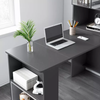 Modern Adjustable Study Office Computer Folding Desk with Bookshelf