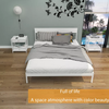 Nordic Bedroom Metal Furniture Popular Design King Size Bed Frame High End Bed