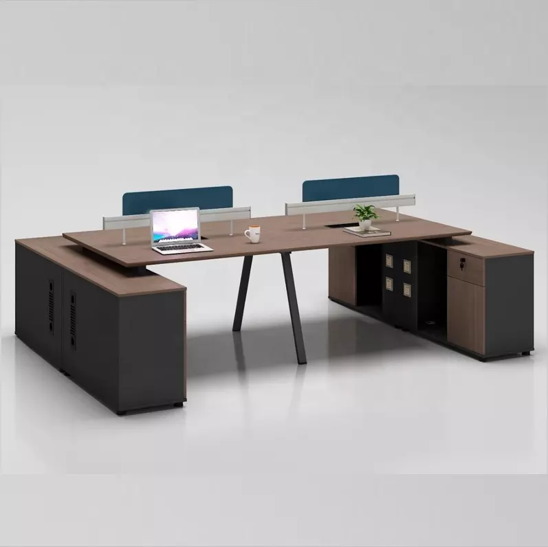 Office Desk Furniture Panel Wooden Staff Office Desk